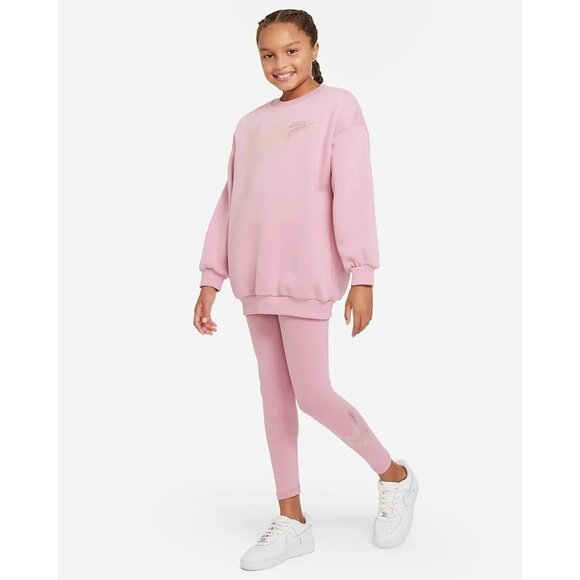 NWT Nike Sportswear Essential Older Kids' (Girls') Mid-Rise Leggings Size Large - Picture 8 of 8